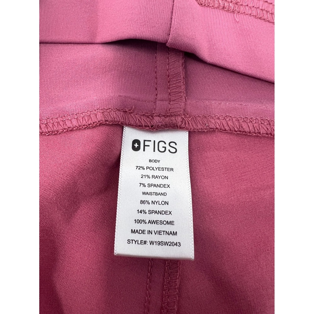 FIGS Kade Maternity Straight-Leg Scrub Pant MEDIUM Pink Cargo W19SW2043 - Picture 8 of 9